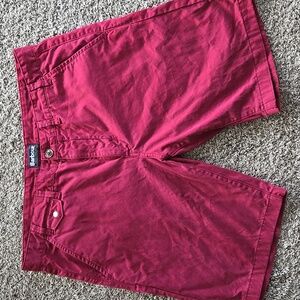 Barbour red shorts Size 40